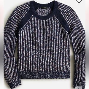 EUC J Crew Space-Dyed Crew Neck Sweater, size M.